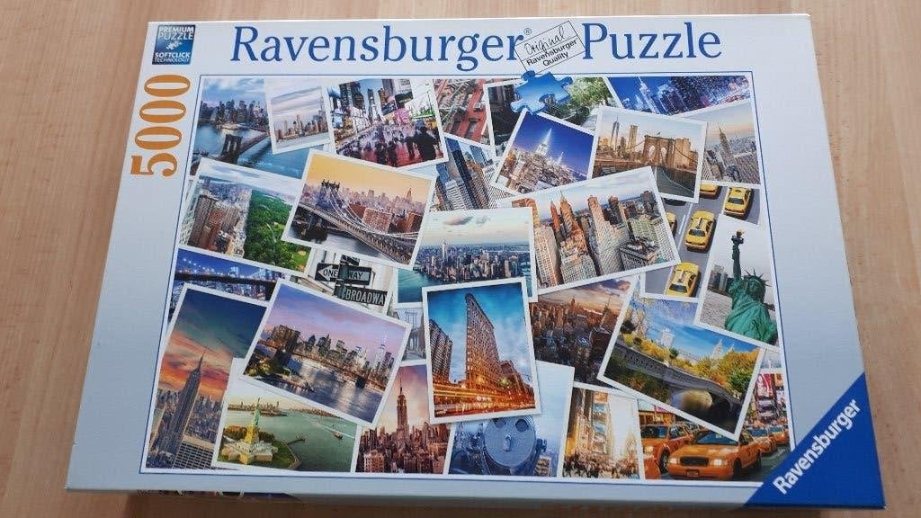 Puzzel New York 5000 stuks, Ophalen of Verzenden, Meer dan 1500 stukjes, Zo goed als nieuw, Legpuzzel