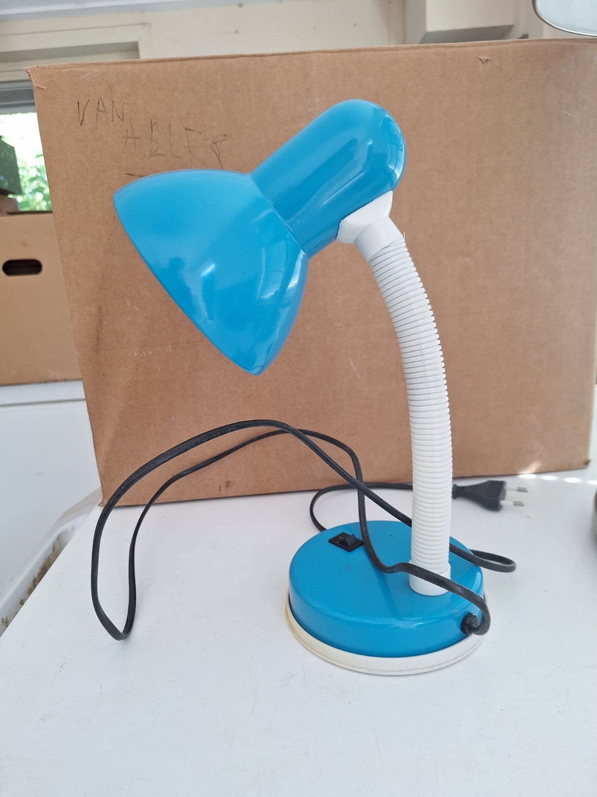 Retro Kwantum Bureaulamp - Blauw, Blauw, Bureaulamp, Overige merken, Vintage