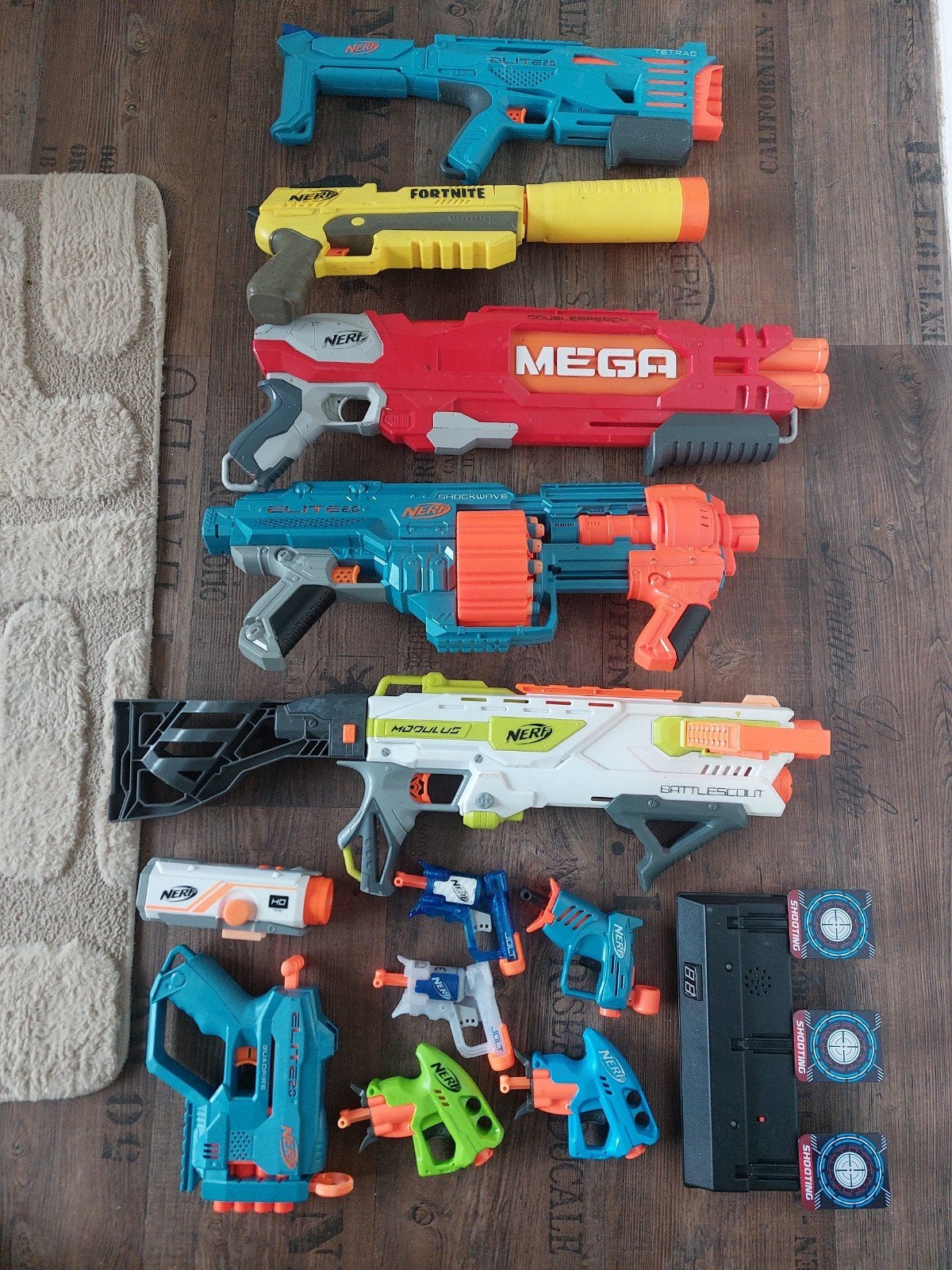 Nerf pistolen/geweren, Ophalen, Gebruikt