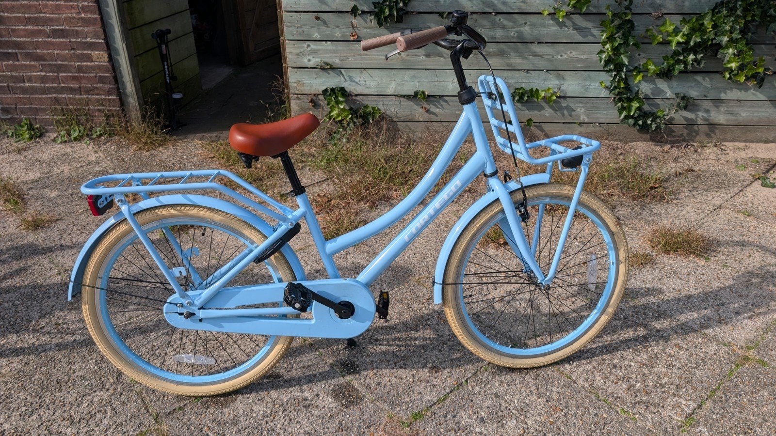 Cortego Transportfiets kind - Lichtblauw - 24 inch, Fietsen en Brommers, Ophalen, Zo goed als nieuw, Overige merken
