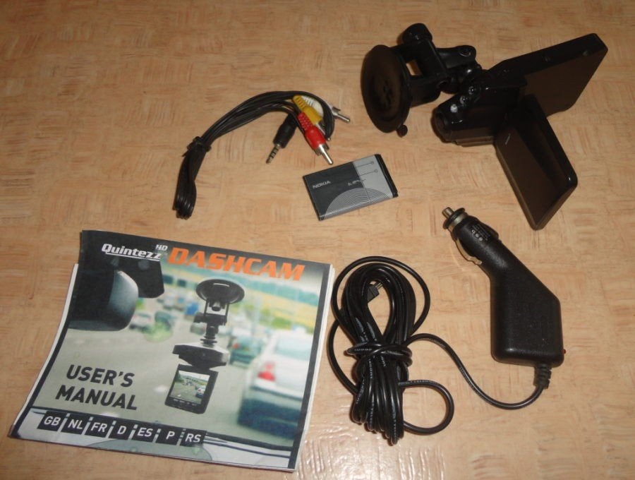 Quintezz HD dashcam, Ophalen of Verzenden, Gebruikt