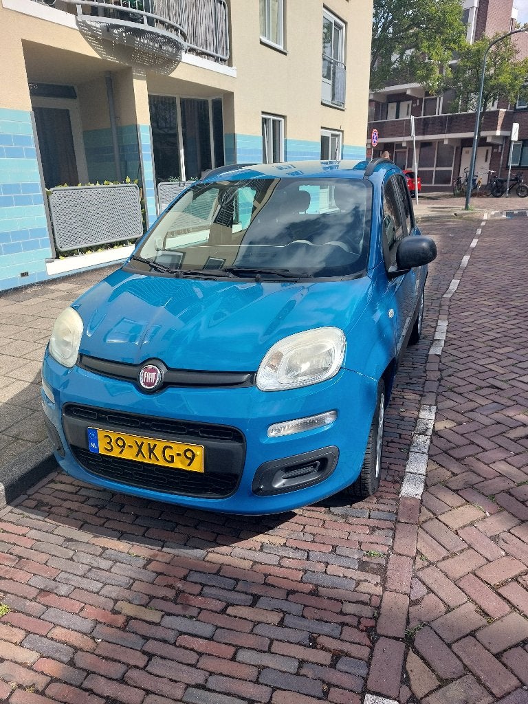 Fiat Panda TwinAir 85 2012 turquoise speciale pastellak, Auto's, Euro 5, Stof, 40 €/maand, Beige