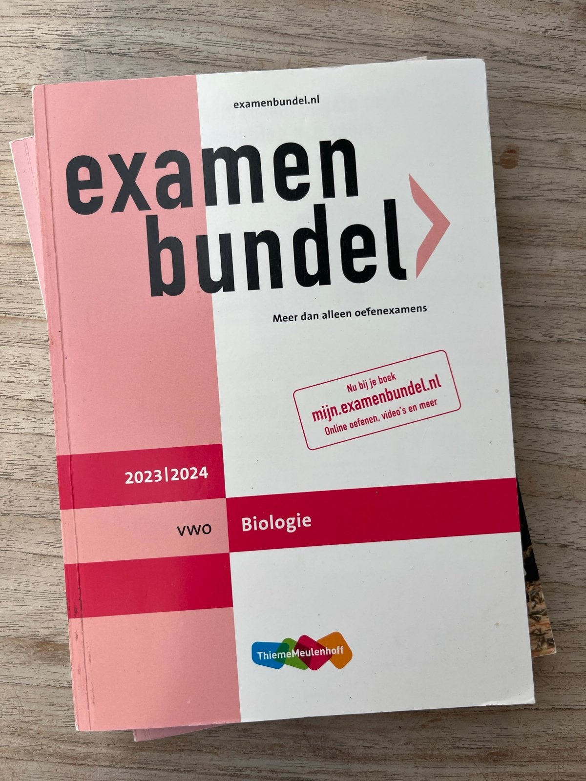 Examenbundel & Samengevat VWO Biologie 2023/2024, Ophalen of Verzenden, Zo goed als nieuw, VWO, Biologie