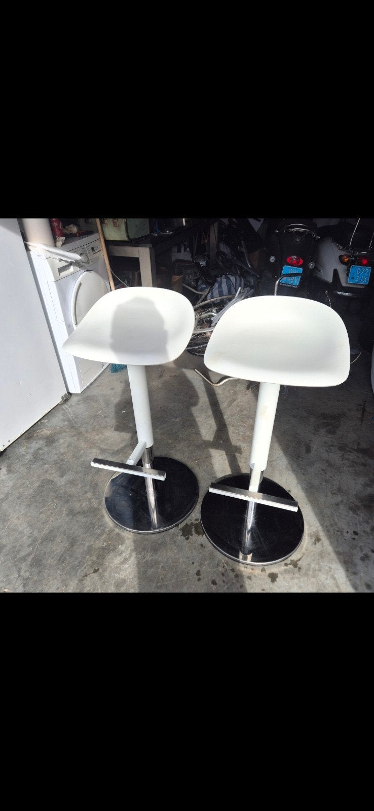 2 leuke barkrukken, 2 krukken, Ophalen of Verzenden, 60 tot 90 cm