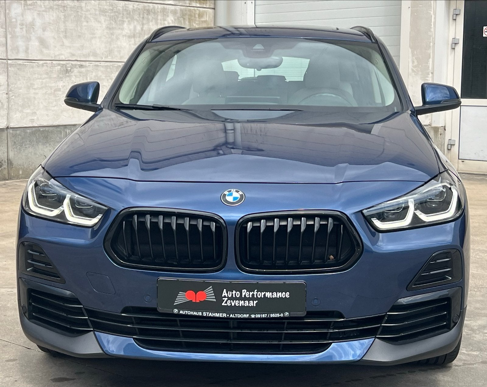 BMW X2 Xdrive25e 220pk Aut 2021 Blauw, Auto's, BMW, Automaat, 4 cilinders, Blauw, Startonderbreker