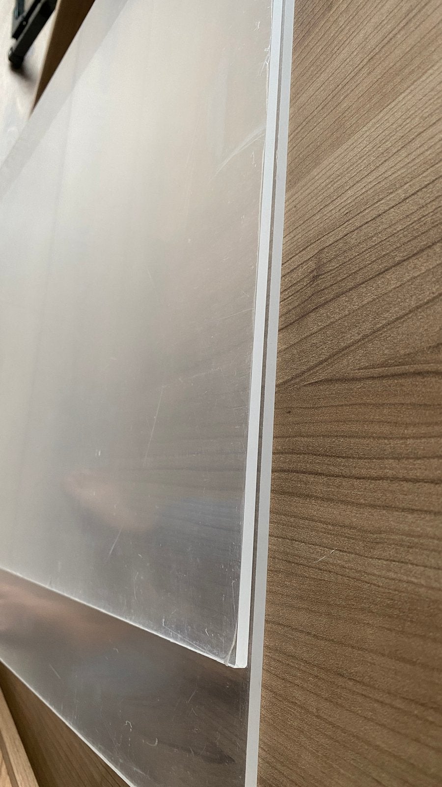 2X 6mm Plexiglas plaat 60,5cm x 121,2cm met beschermfolie, Ophalen, Zo goed als nieuw, Minder dan 80 cm
