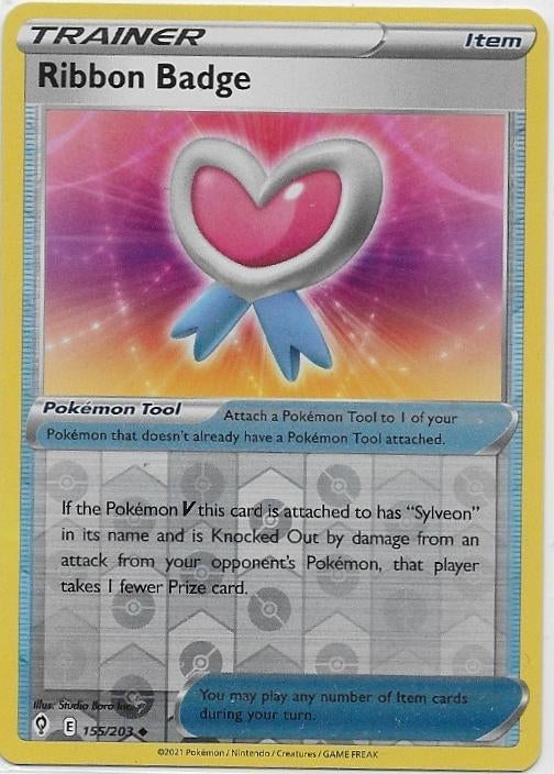 Evolving Skies,  Ribbon Badge [reverse] 155/203, Verzenden, Nieuw, Losse kaart