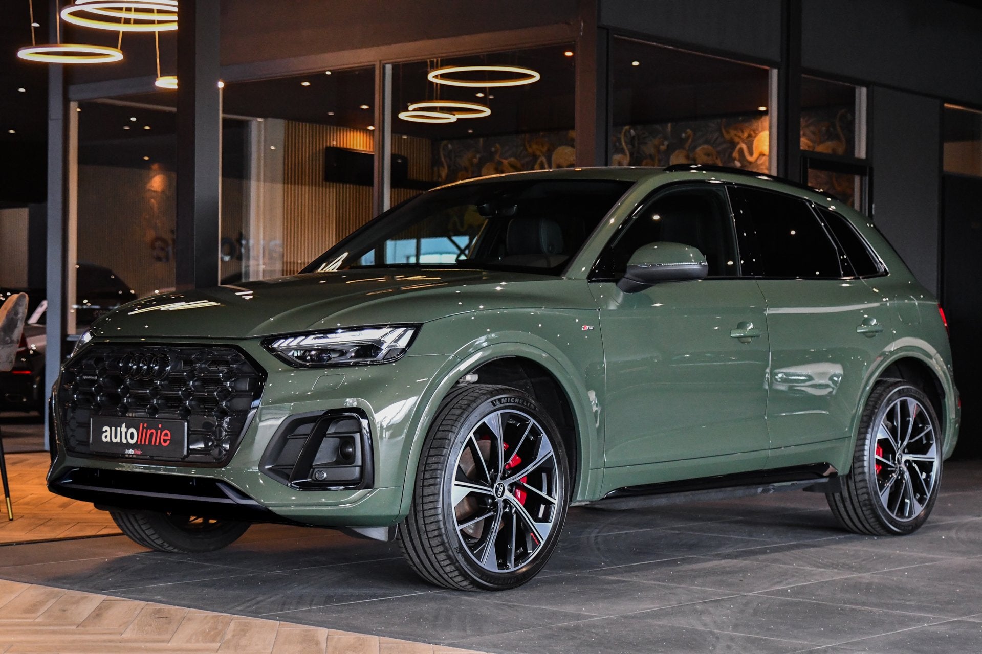 Audi Q5 55 TFSI e S edition Comp., RS Stoelen, Matrix, Trekh, Auto's, Automaat, Dealer onderhouden, 4 cilinders, Bedrijf