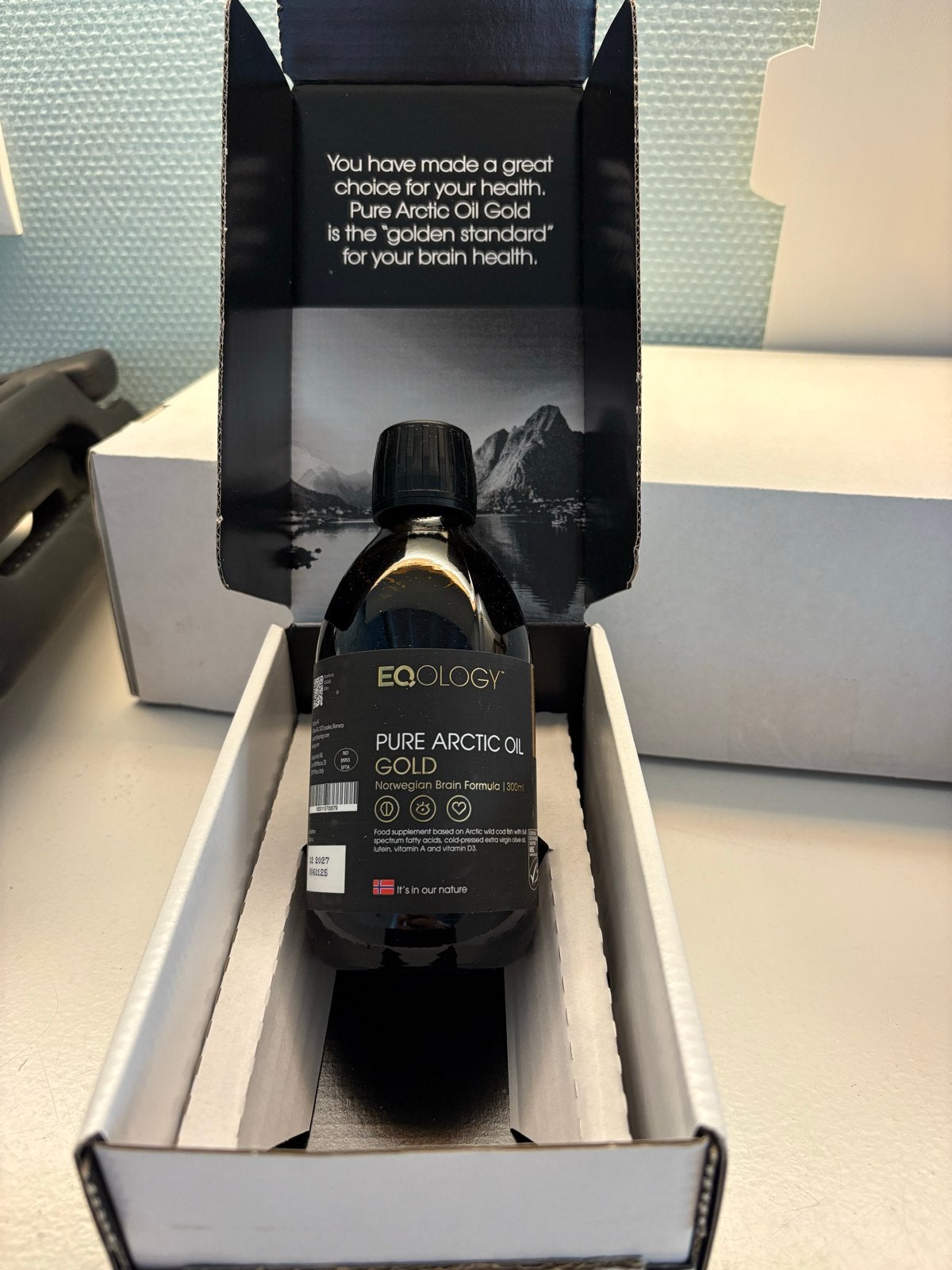 EQology Pure Arctic Oil Gold - Hersenformule. NIEUW, Verzenden, Nieuw, Poeder of Drank