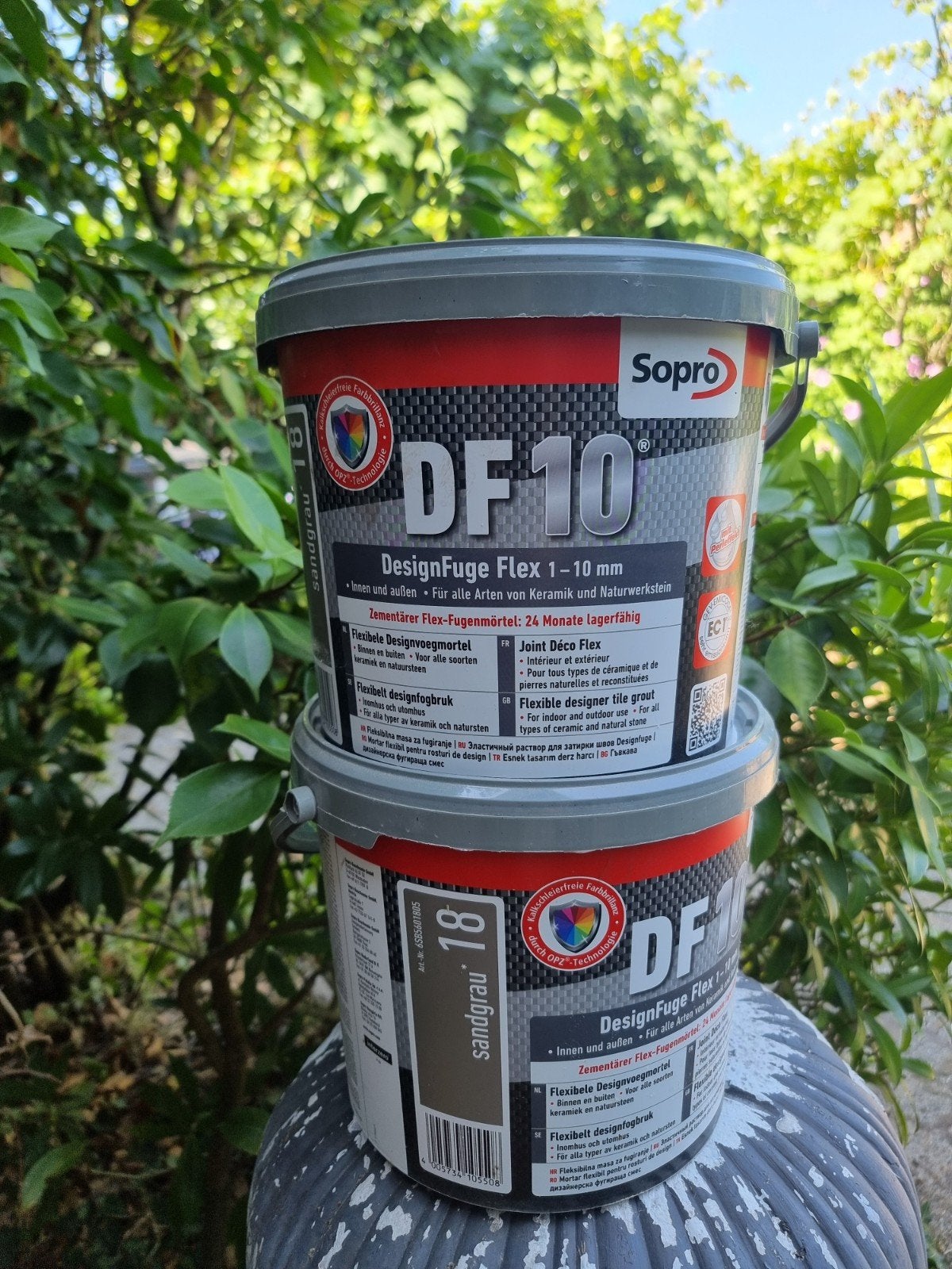 Sopro DF 10 DesignFuge Flex 5 kg Sandgrau Voegmortel, Ophalen, Overige materialen, Overige typen, Nieuw