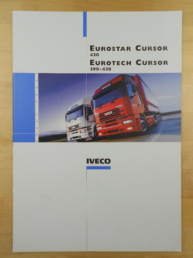 Iveco EuroTech EuroStar Cursor Brochure 1999, Boeken, Iveco, Ophalen of Verzenden, Zo goed als nieuw, Overige merken