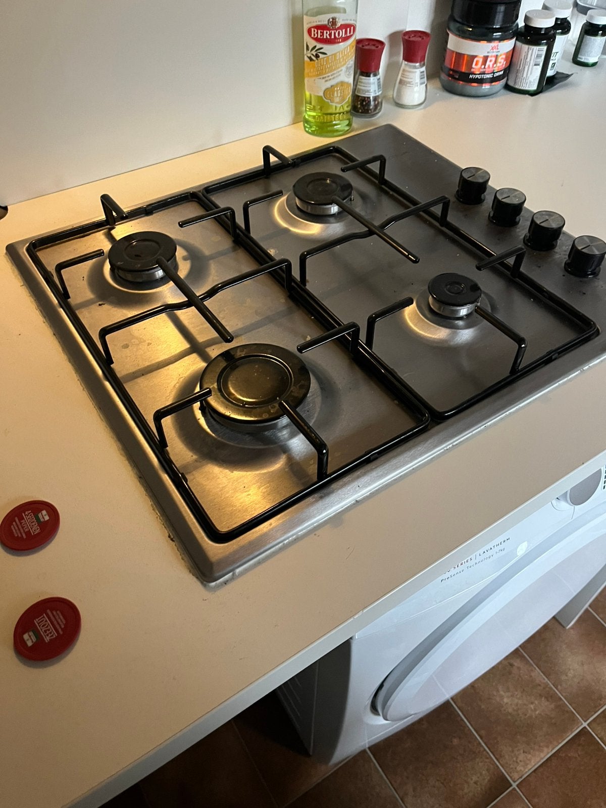 Gasfornuis, Witgoed en Apparatuur, Ophalen, 4 kookzones, Zo goed als nieuw, Gas