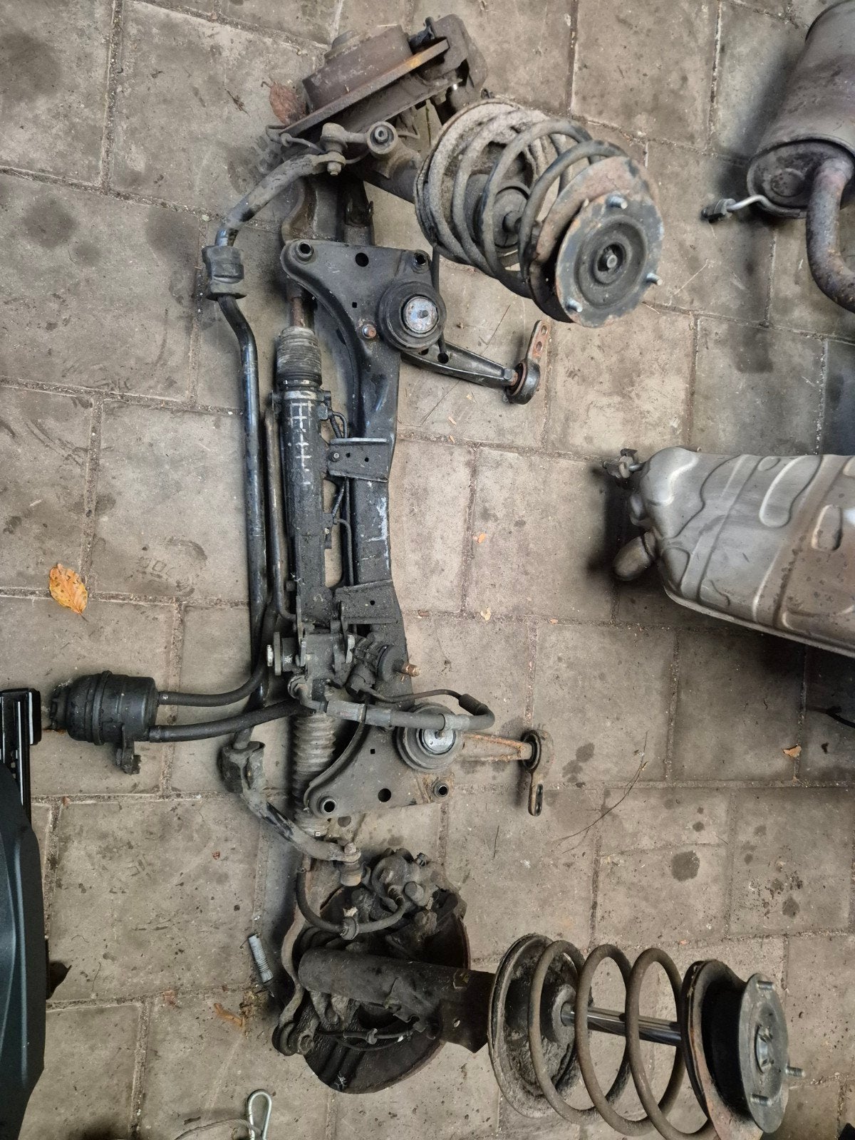 Vooras draagarm/subframe/wielnaaf/schokbreker BMW E36 316I, Ophalen of Verzenden, Gebruikt, BMW