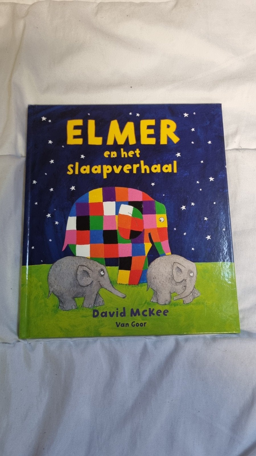 David McKee - Elmer en het slaapverhaal, Boeken, Ophalen of Verzenden, Gelezen, David McKee