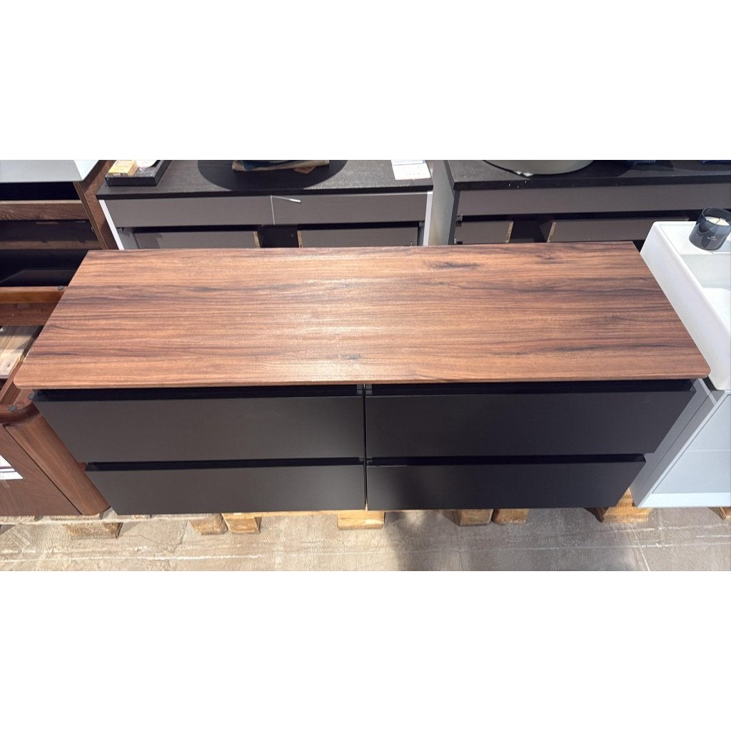 Saniclass Chaci Badmeubel - 140cm - 2 lades - greeploos, Ophalen, 100 tot 150 cm, Nieuw, Minder dan 100 cm