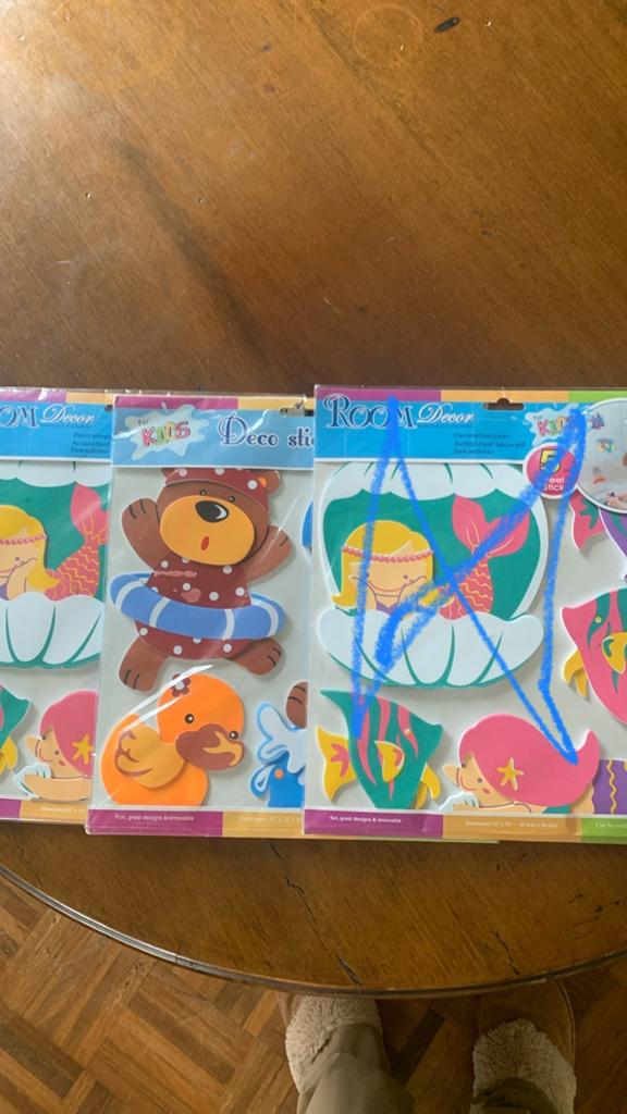 Nieuwe decoratie foam stickers voor bad/of kinderkamer, Kinderen en Baby's, Ophalen of Verzenden, Nieuw, Wanddecoratie