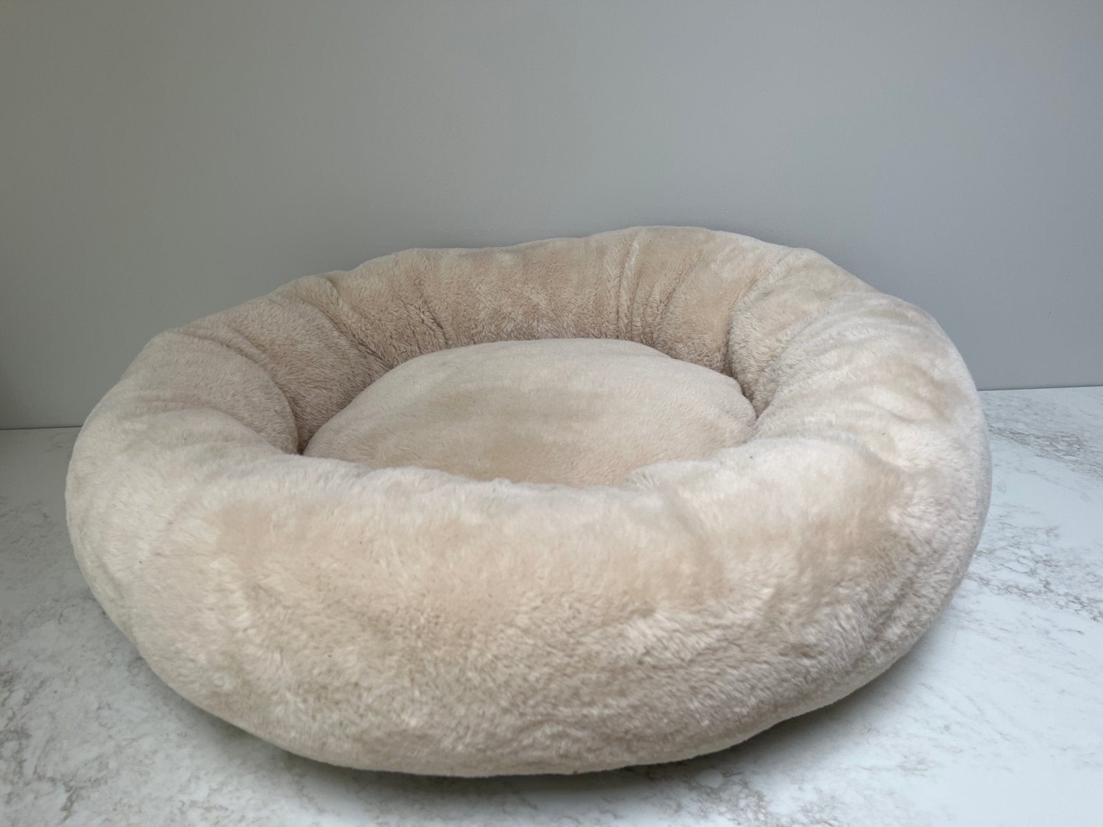 Zachte ronde hondenmand 60x60x17cm, Ophalen, Pluche