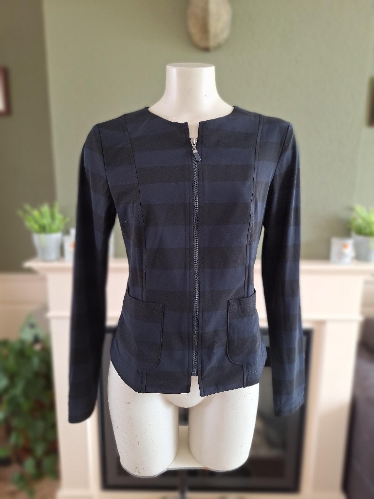 Studio Anneloes travelstof blazer jasje M 38, Kleding | Dames, Maat 38/40 (M), Studio Anneloes, Zo goed als nieuw, Jasje
