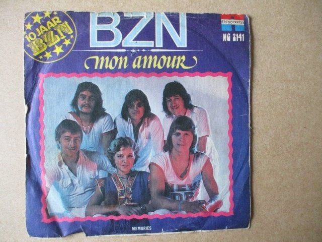 s0890 bzn - mon amour, Ophalen, Gebruikt, 7 inch, Overige genres