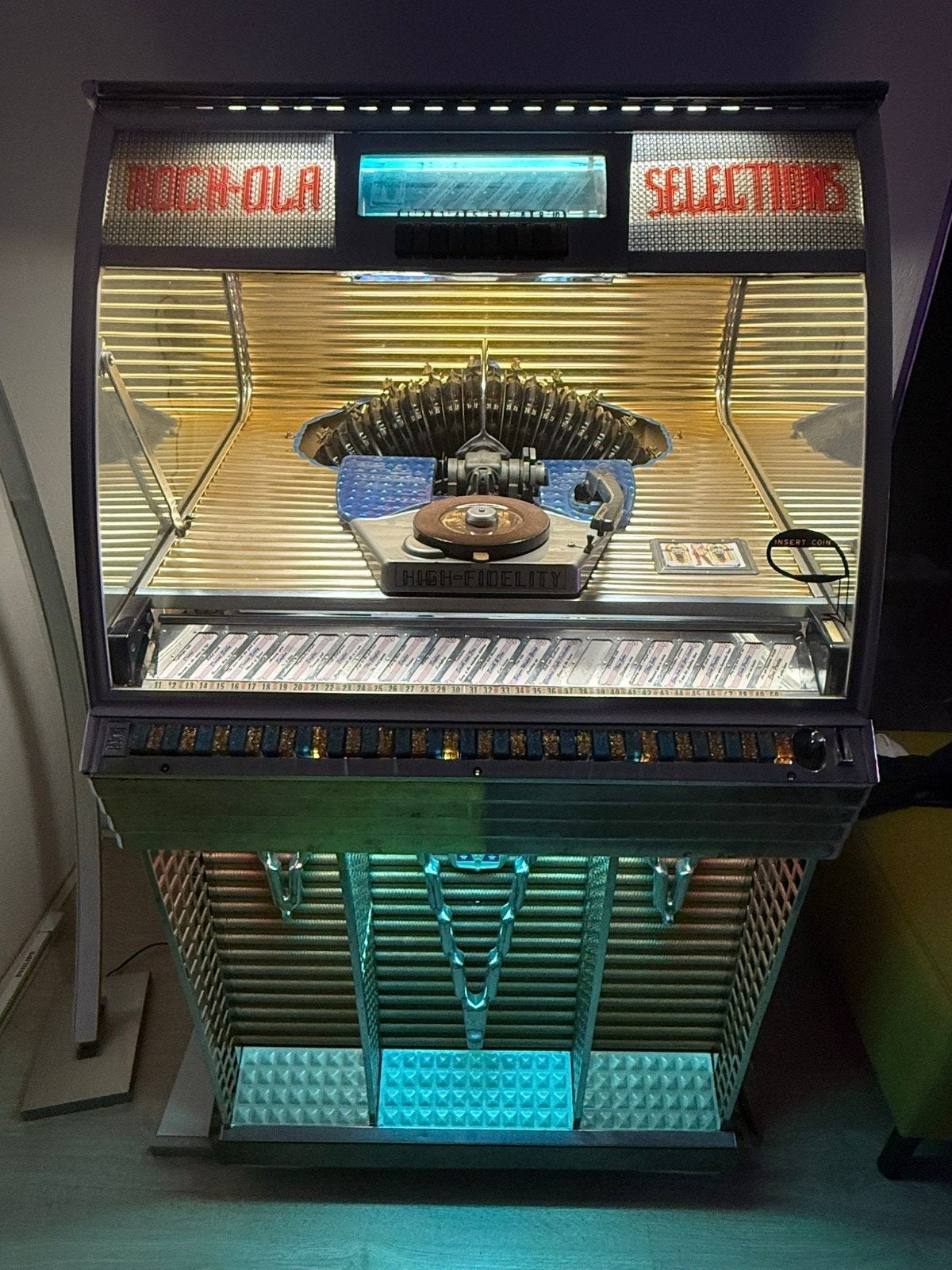 Rock-ola 1452 jukebox met 50 selectie, Verzamelen, Ophalen, Gebruikt, Rock Ola
