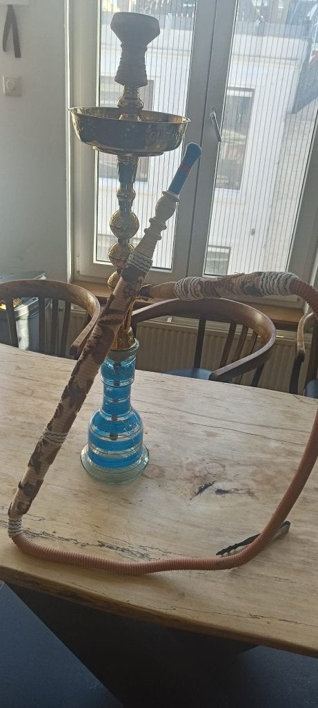 Waterpijp / shisha – compleet met slang en kop, Ophalen of Verzenden, Zo goed als nieuw, (Water)pijp