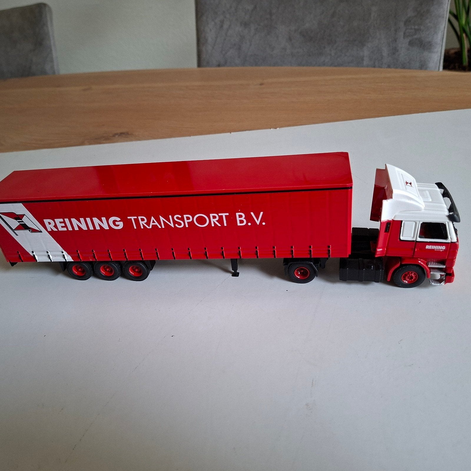 Tekno Reining Scania 113M Vrachtwagenmodel, Ophalen of Verzenden, Zo goed als nieuw, Bus of Vrachtwagen
