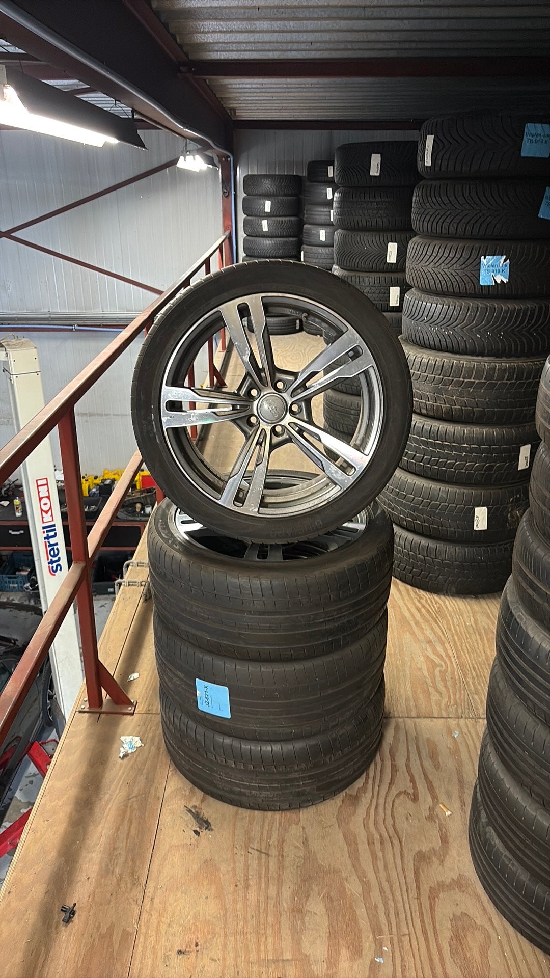 Audi A6 19 inch L.M.V. Wielenset, Banden en Velgen, Zomerbanden, Ophalen, 19 inch