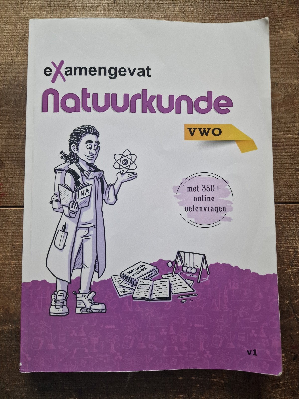 ExamenGevat Natuurkunde VWO - Samenvatting en Oefenvragen, Boeken, Ophalen of Verzenden, Zo goed als nieuw, VWO, Natuurkunde