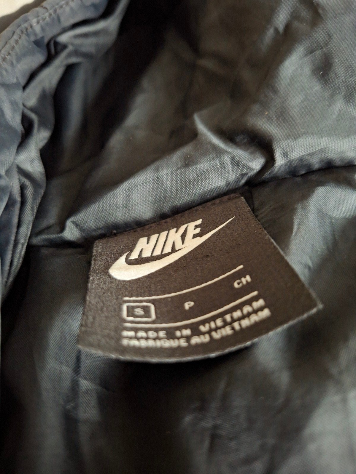 Nike Puffer Jas Zwart - Maat S, Ophalen, Zo goed als nieuw, Zwart