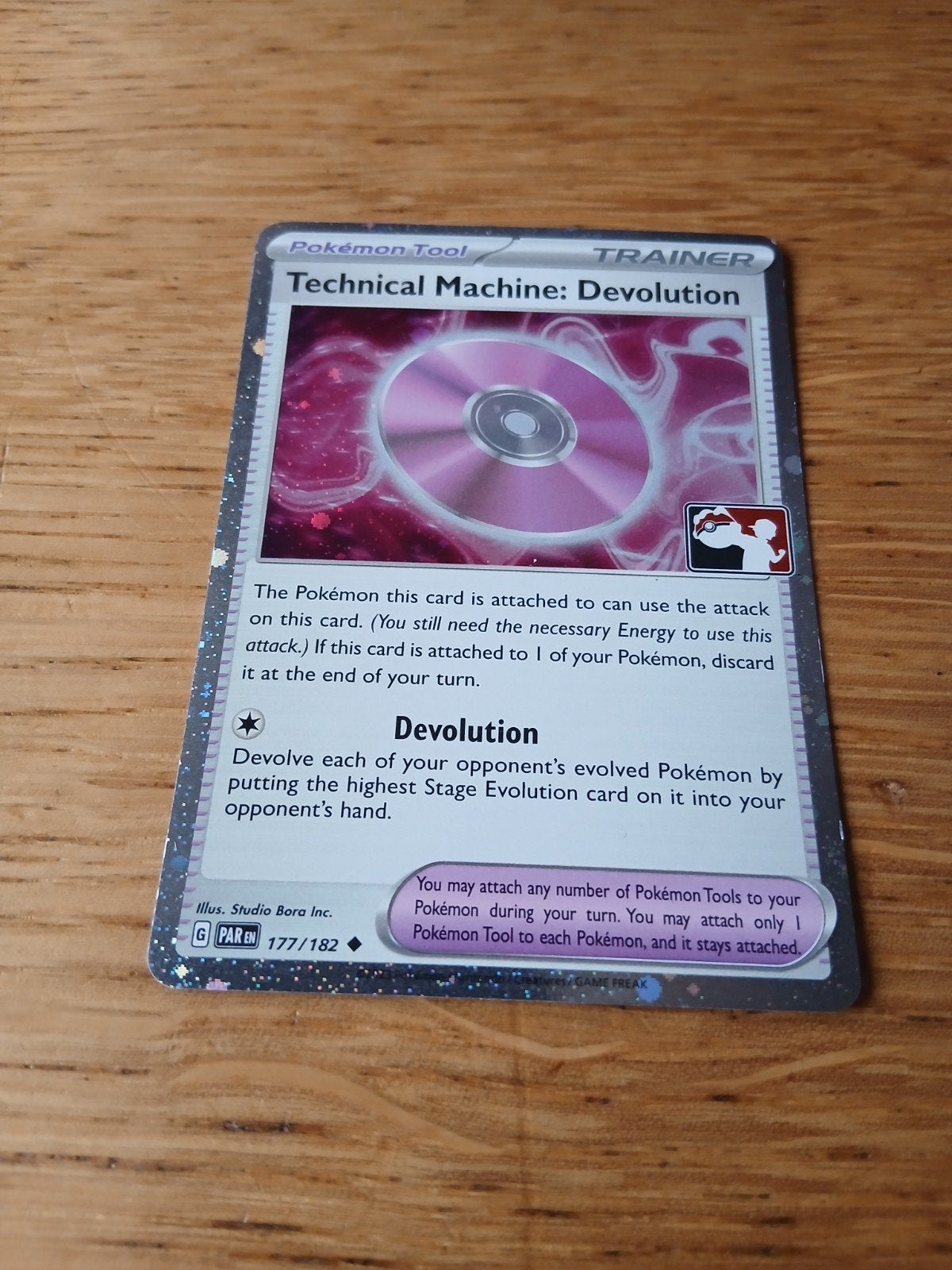 Pokémon TCG: Technical Machine: Devolution Trainer Kaart, Ophalen of Verzenden, Gebruikt, Losse kaart