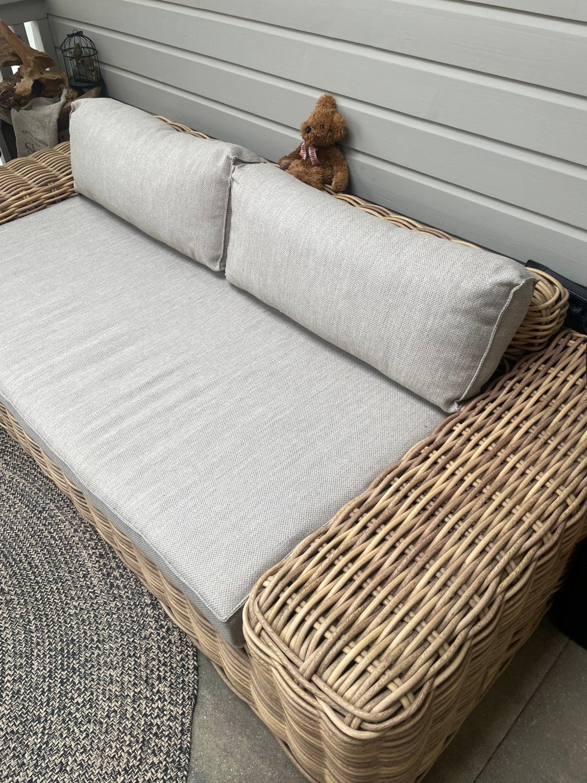 Mooie robuuste lounge set, Tuin en Terras, Ophalen, Zo goed als nieuw, Bank, Loungeset
