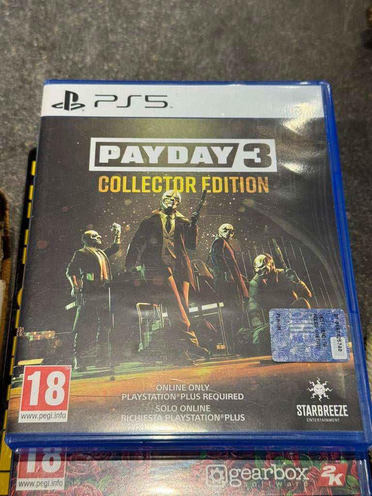 Payday 3 Collector edition PS5, Ophalen of Verzenden, Zo goed als nieuw