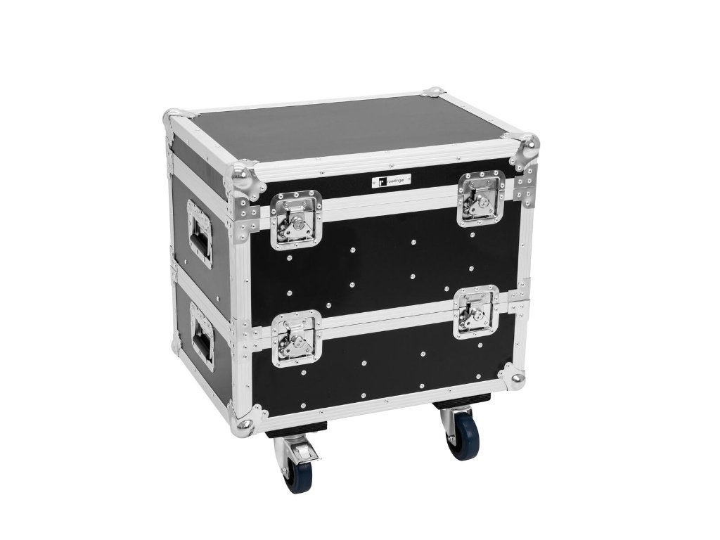 ROADINGER Flightcase 8x IP PIX Strobe RGB CW+WW with wheels, Geluidgestuurd, ., Nieuw, Ophalen of Verzenden