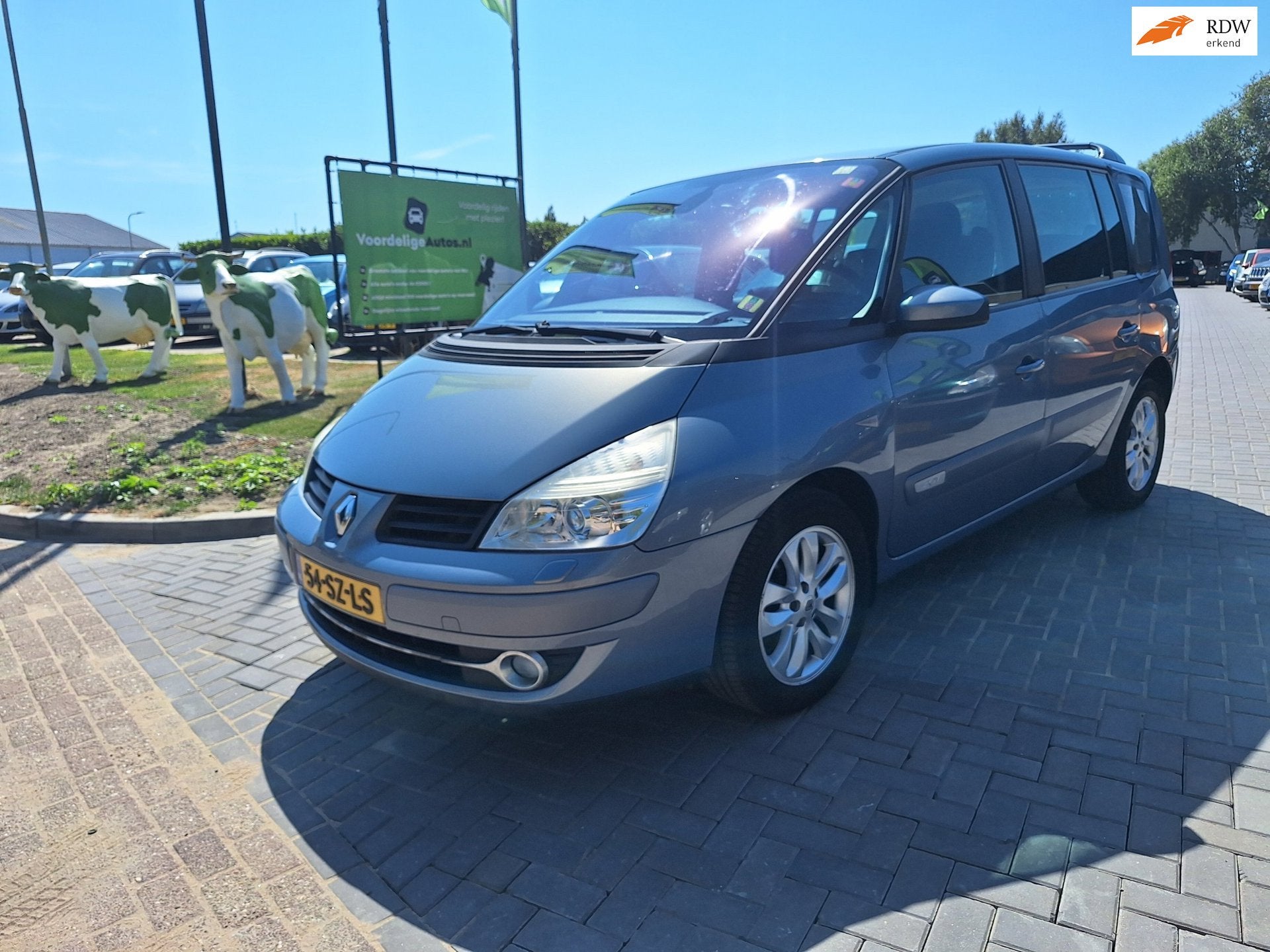 Renault Espace 2.0T Privilège / 140.070 km NAP / APK aug 20, Auto's, Gebruikt, 4 cilinders, 2000 kg, Blauw