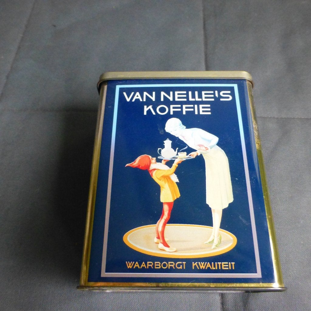 koffie of  thee blik van Van Nelle, Verzamelen, Blikken, Ophalen of Verzenden, Gebruikt, Koffie, Van Nelle