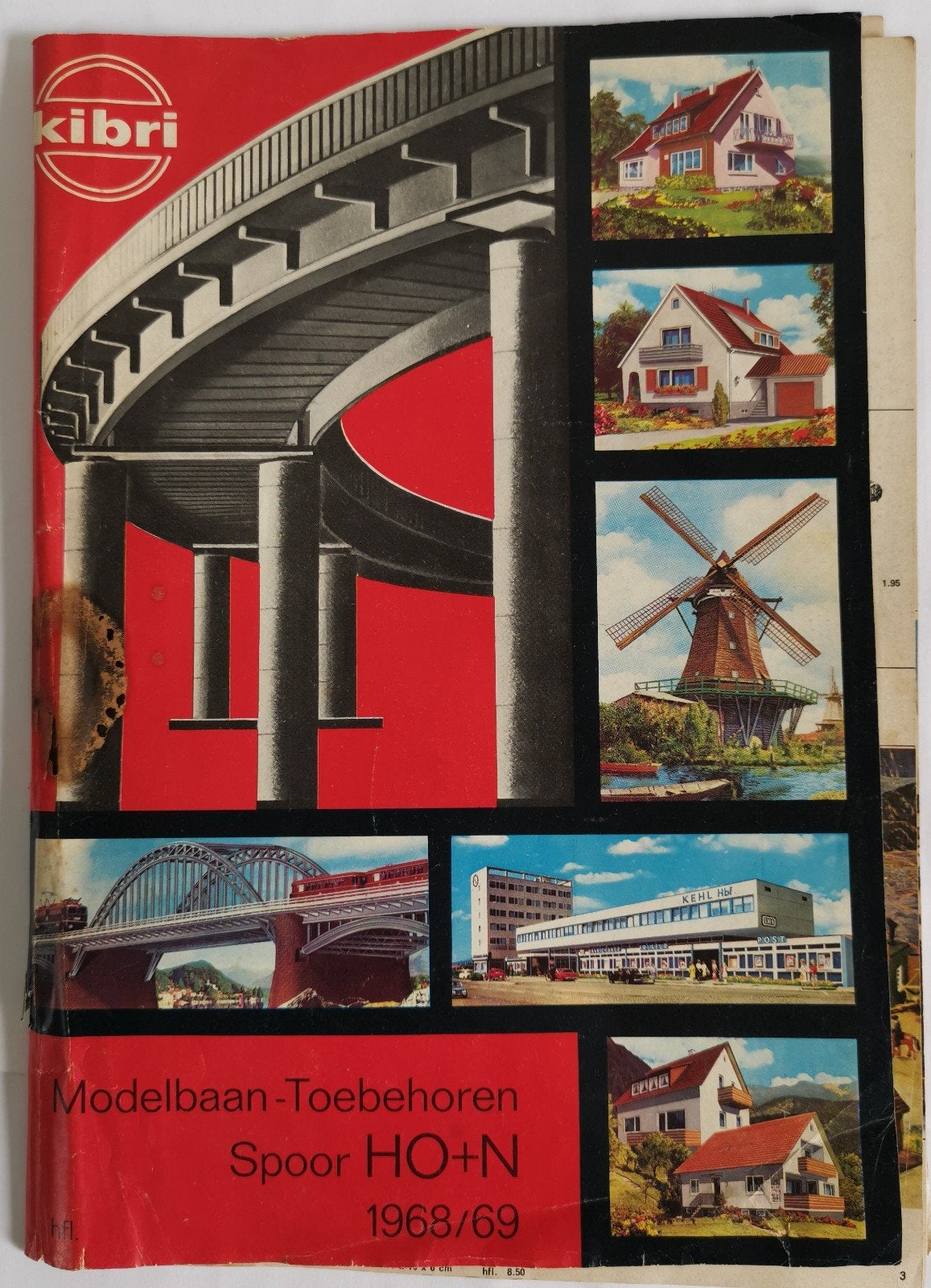 Kibri HO + N catalogus 1968/69, Overige merken, Gebruikt, Gelijkstroom of Wisselstroom, Analoog
