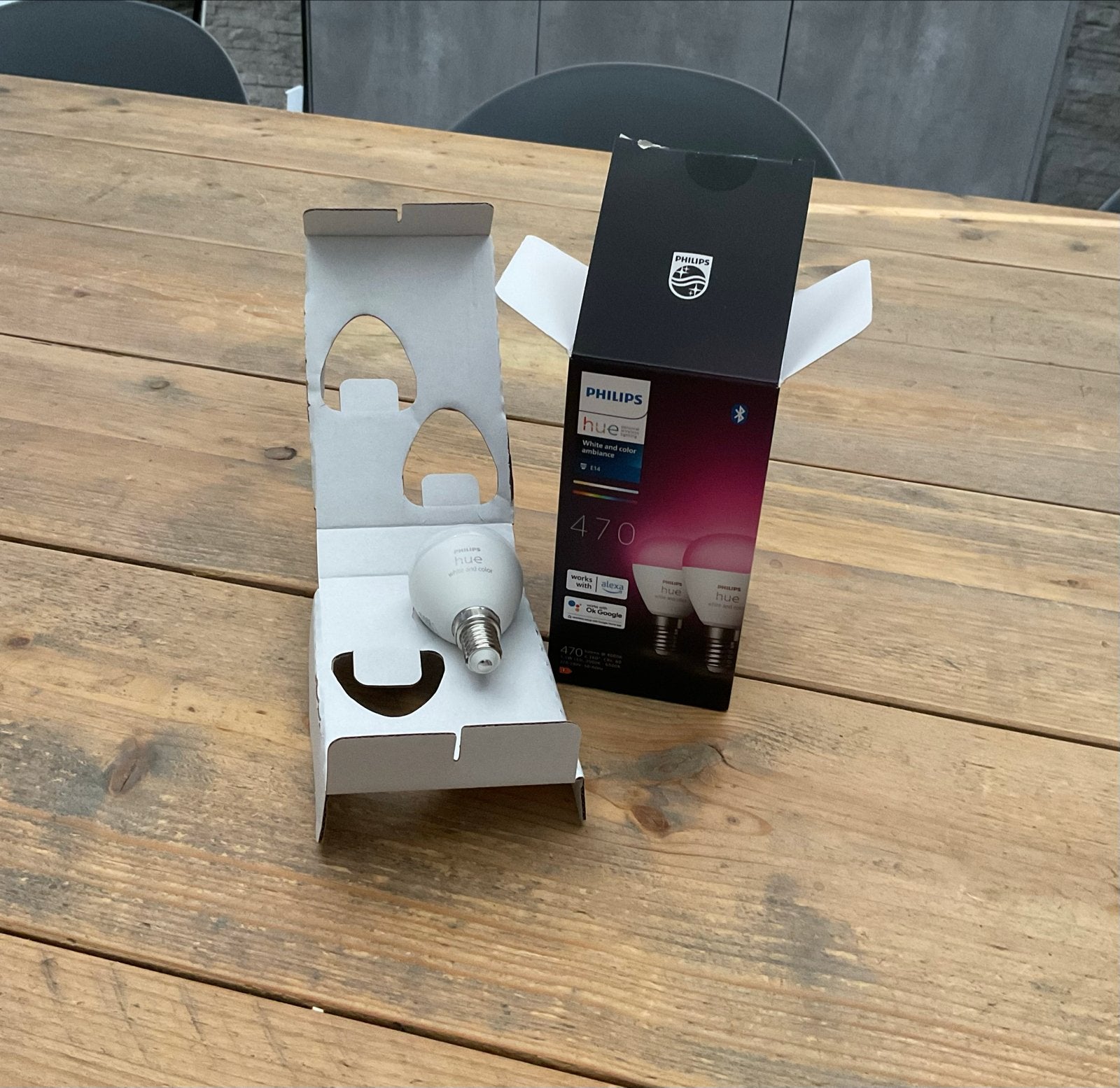 Philips Hue White and Color E14 LED Lamp - Nieuw in doos, Wit, Kunststof, E14 (klein), Nieuw