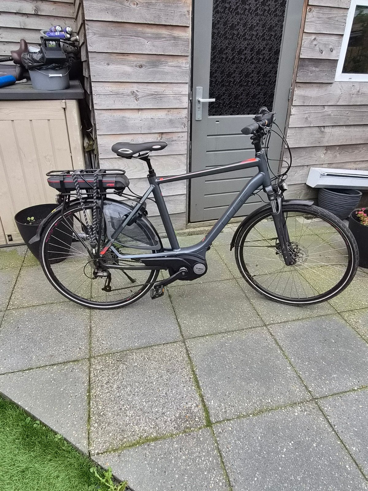 cube elektrische herenfiets Bosch middenmotor, Fietsen en Brommers, Ophalen, Zo goed als nieuw, Cube, 50 km per accu of meer