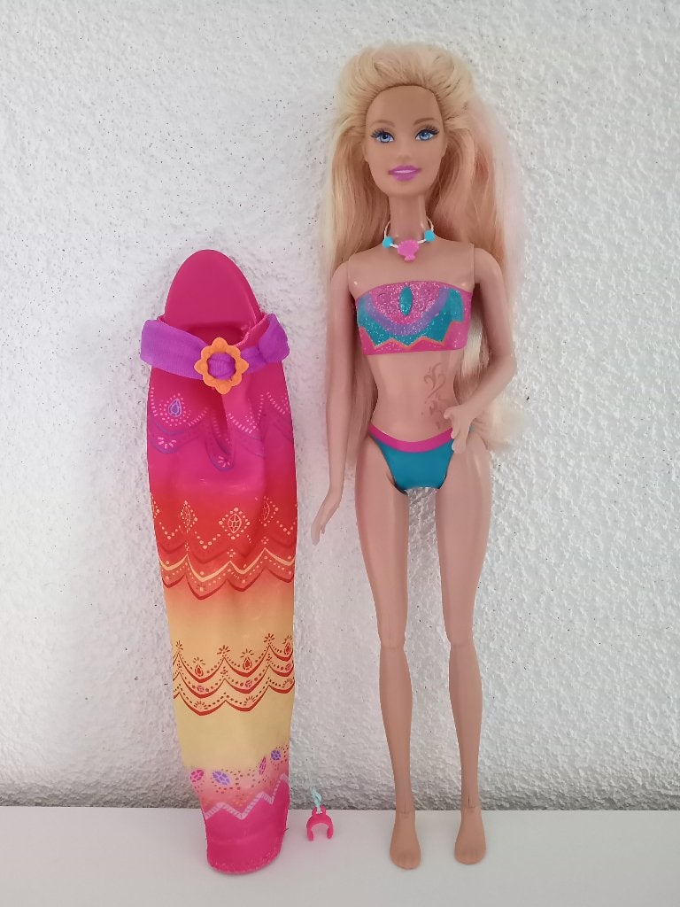 Uit de film Barbie in een Zeemeerminavontuur 2 – MERLIAH, Ophalen of Verzenden, Gebruikt, Pop