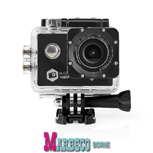 Action Cam, Full HD 12MP Actie camera, Wi-Fi, waterdicht, Overige merken, Nedis, Nieuw, Info@marbeco.nl