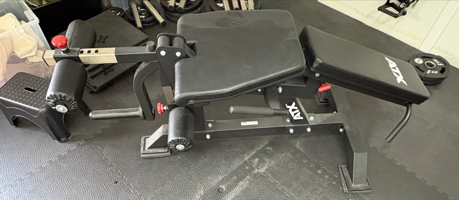 ATX Leg Extension / Leg Curl en 50 mm adapter, Sport en Fitness, Ophalen, Zo goed als nieuw, Borst, Overige typen