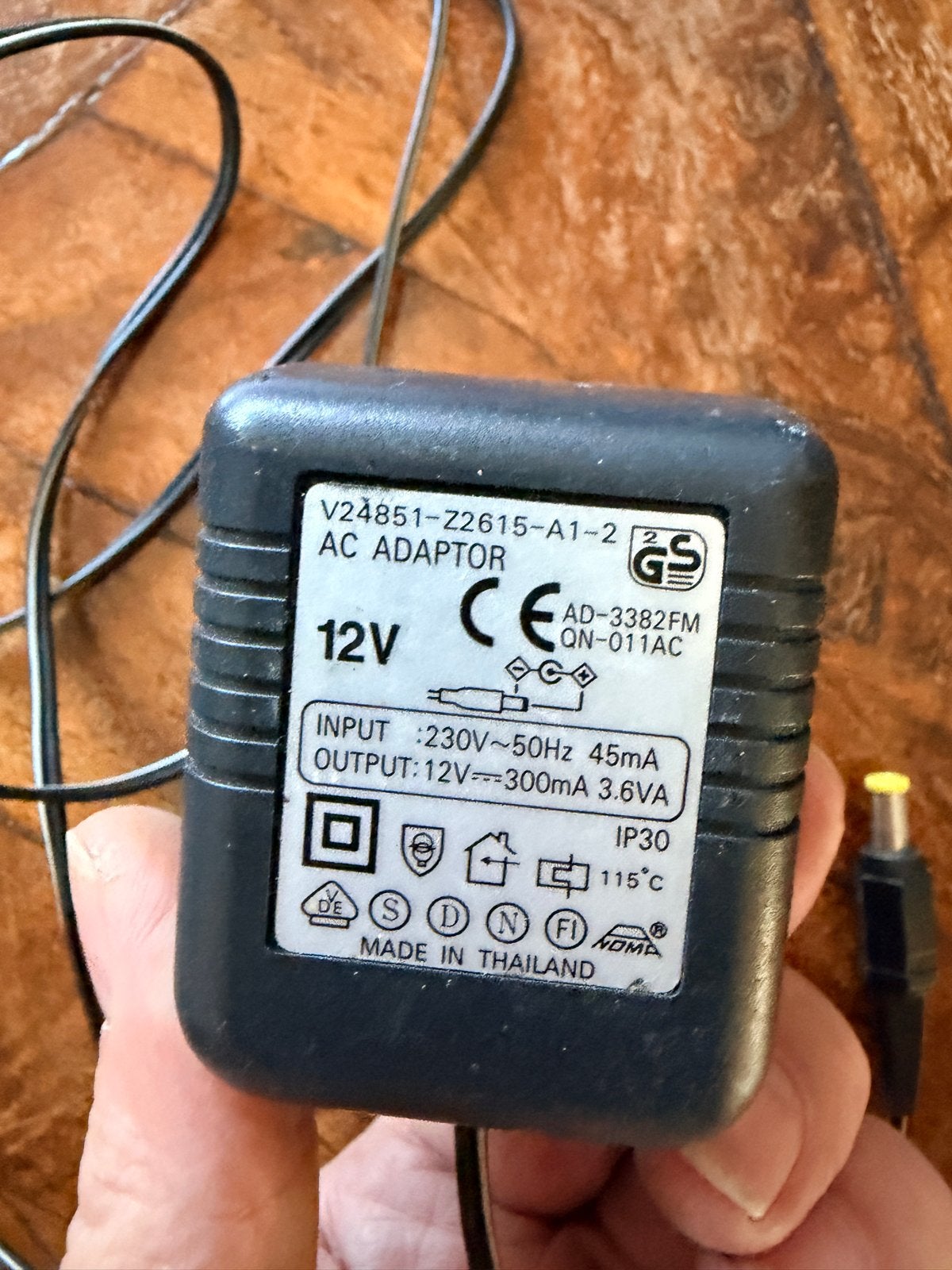 AC Adapter 12V 300mA - Universele Voeding, Ophalen, Gebruikt