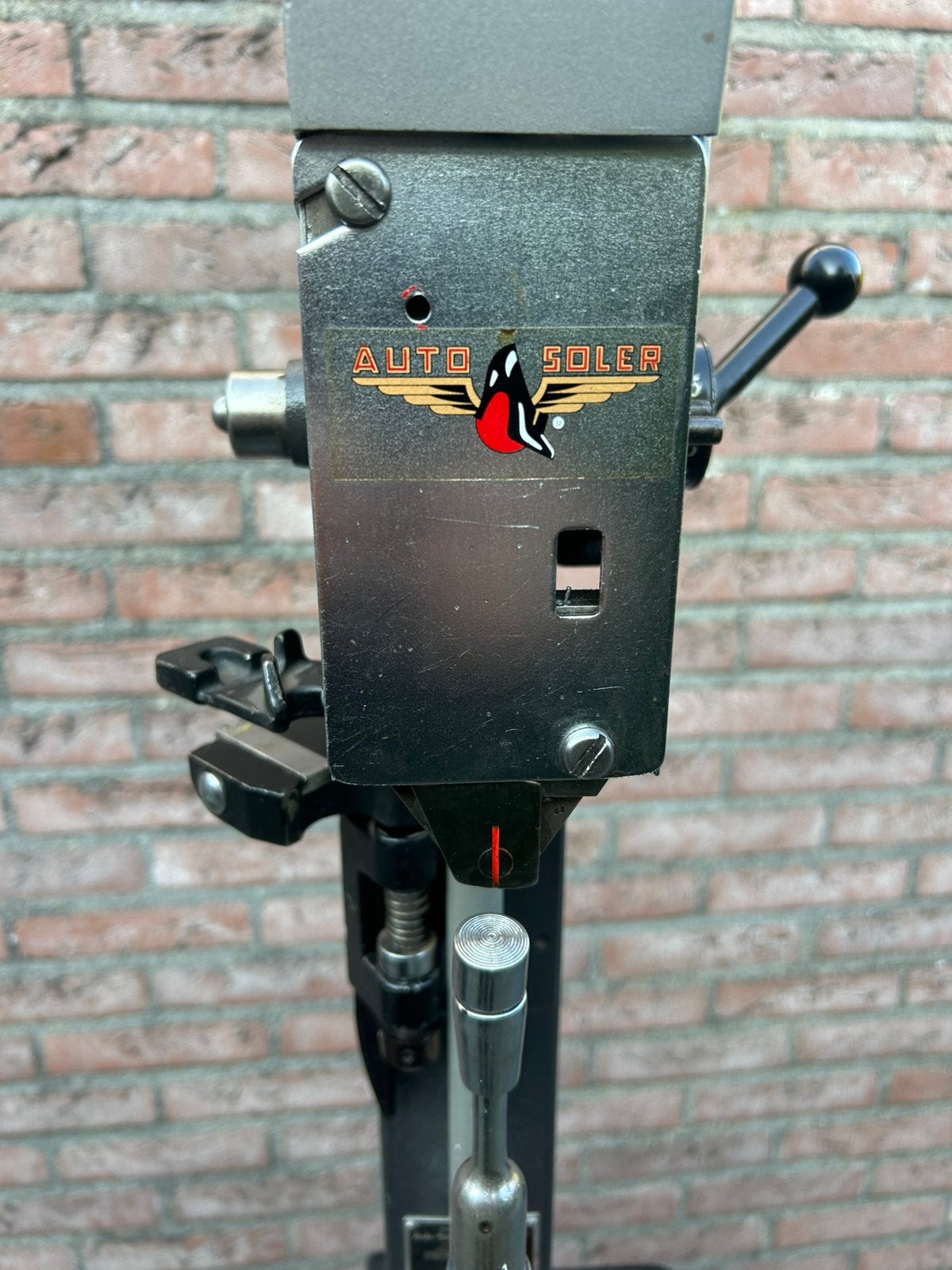 Autosoler lange hoorn schoenmakers machine, Ophalen, Gebruikt