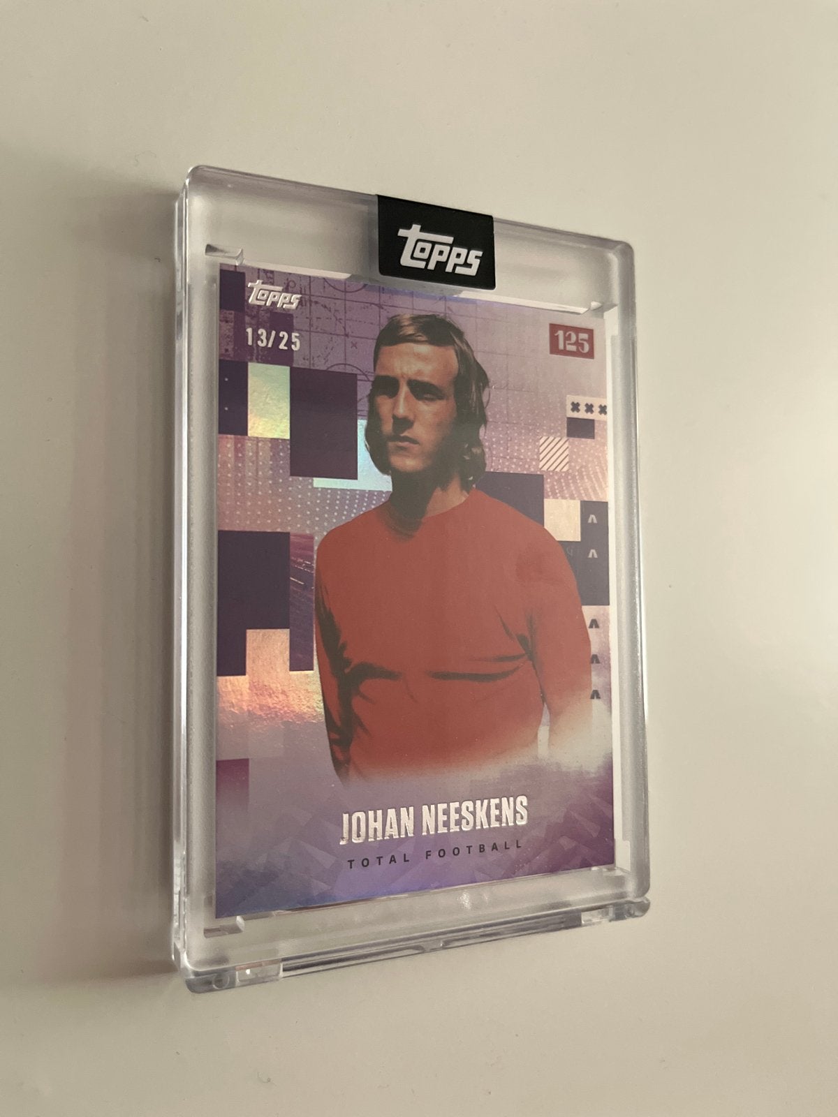 Johan Neeskens Topps Ajax 125 jaar 13/25, Ophalen of Verzenden, Zo goed als nieuw, Ajax, Spelerskaart