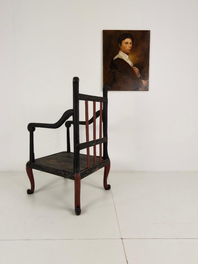 Chinoiserie Engelse Fauteuil – Circa 1900, Ophalen of Verzenden