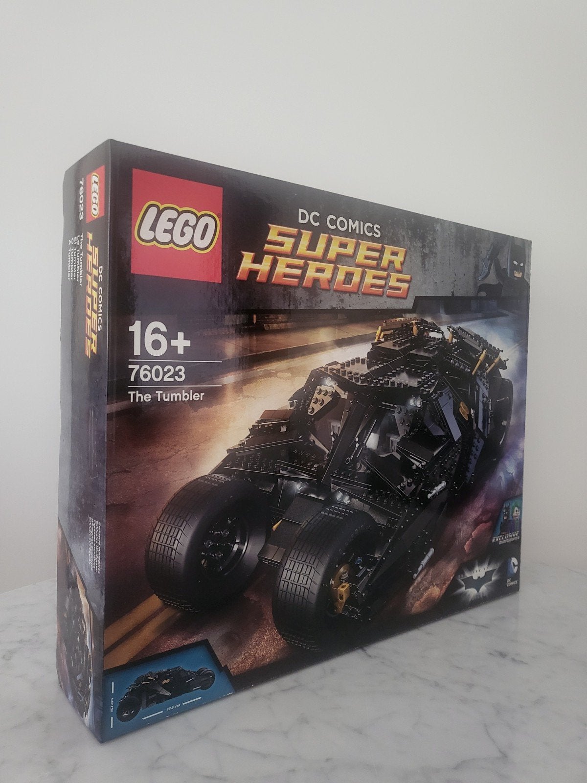 LEGO DC Super Heroes 76023 The Tumbler Batman, Ophalen of Verzenden, Zo goed als nieuw, Complete set, Lego
