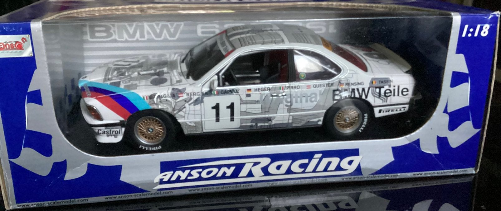 BMW 635 CSI racing, Ophalen of Verzenden, Zo goed als nieuw, MiniChamps