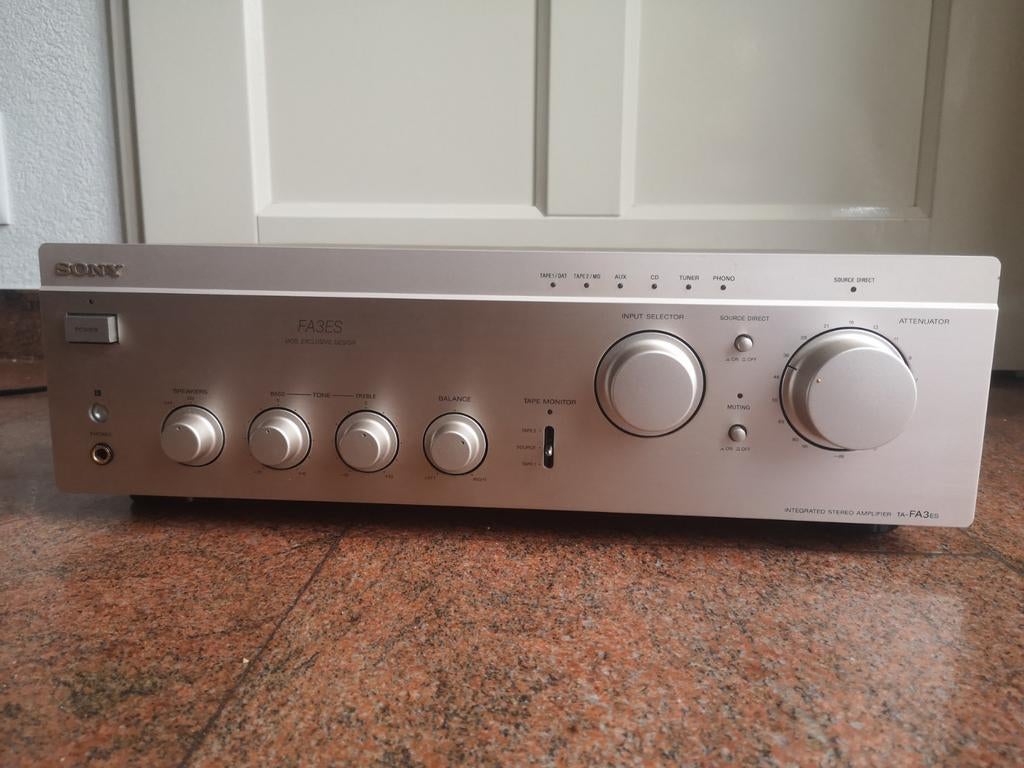 Sony FA3ES Geïntegreerde Stereo Versterker, Ophalen, Zo goed als nieuw, 60 tot 120 watt, Sony
