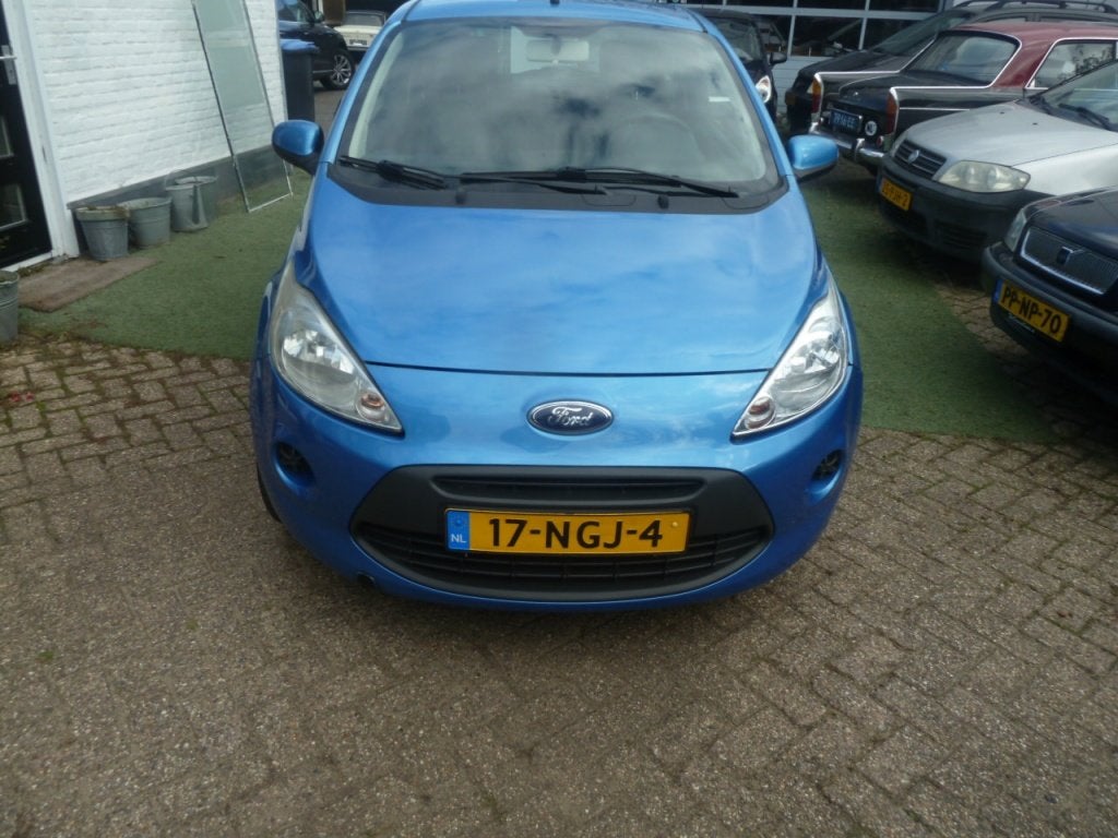 Ford Ka 1.2 51KW 2009 Limited (bj 2010), Auto's, Stof, Gebruikt, 1242 cc, Blauw