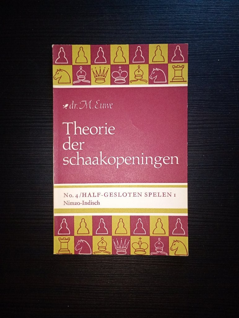 Theorie der schaak openingen 4 rood, Ophalen of Verzenden, Minder dan 500 stukjes, Zo goed als nieuw, Schaken